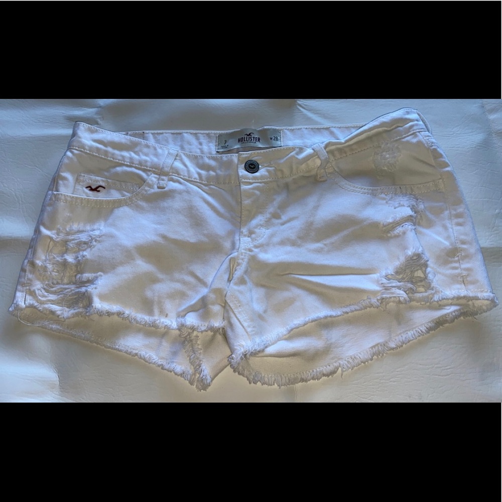 Hollister Low Rise Ripped Shorts